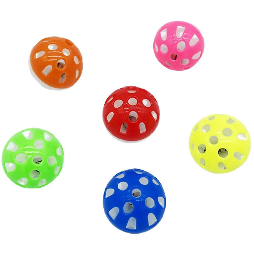 1pc Cat Toy Bell Ball 38mm 43mm Plastic Cat Toy Fun Pets Cat Interactive Exercise Ball Games Animal Toy Funny V0M3